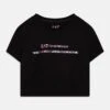 EA7 Emporio Armani Logo Series Girl - Print T-Shirt - Nero -Total Wear Store 2f29271ad5254f20bab1a0aef05c0298
