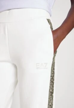 EA7 Emporio Armani Trouser - Tracksuit Bottoms - White/Gold-Coloured -Total Wear Store 2fd1649f7ea849bcbab5bc4e49b956bf