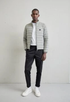 Emporio Armani Down Jacket - Greige -Total Wear Store 2fe65aaca66e4342bd7bac5c1237c2f5