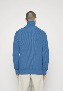 Emporio Armani Blouson Jacket - Cardigan - Blu Fiordo -Total Wear Store 2fe8e732887f4616bccfbd1e11f89977