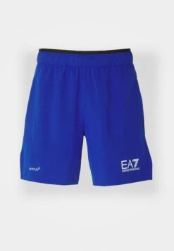 EA7 Emporio Armani SHORTS - Sports Shorts - Navy Blue/red -Total Wear Store 3012d38854a3492291030b7024a8677b
