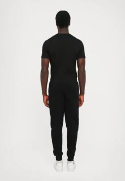 EA7 Emporio Armani TRAIN LINES PANTS - Tracksuit Bottoms - Black Beauty -Total Wear Store 303000946f7945b189291f613bf69a11