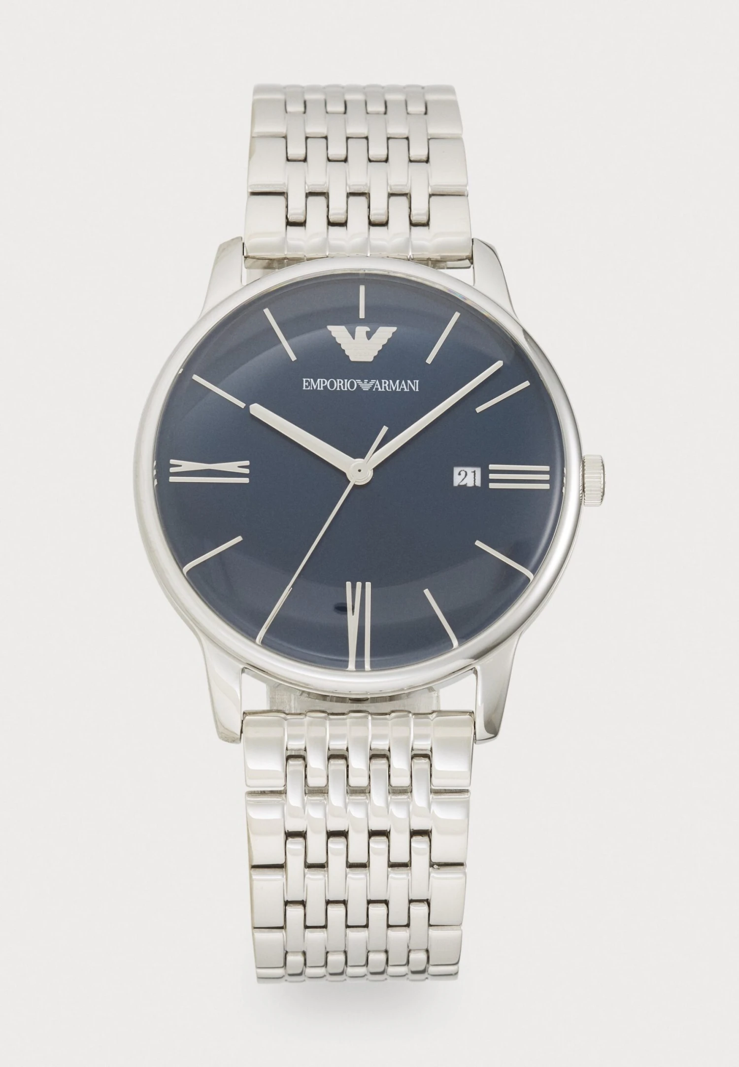 Emporio Armani MINIMALIST - Watch - Silver-coloured 3 Emporio Armani MINIMALIST - Watch - Silver-coloured