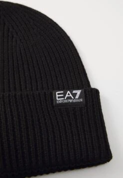 EA7 Emporio Armani MOUNTAIN CORE BEANIE UNISEX - Beanie - Black -Total Wear Store 3084f362b69043d197ede249918f2ed8
