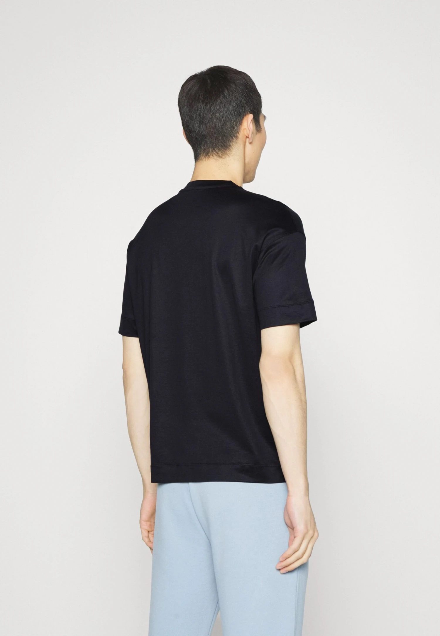 Emporio Armani Print T-Shirt - Dark Blue 5 Emporio Armani Print T-Shirt - Dark Blue - Image 3