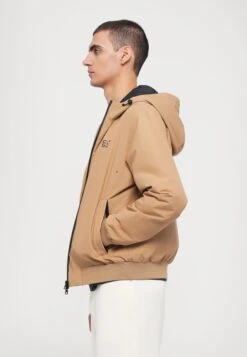 EA7 Emporio Armani TRAIN CORE HOODED - Light Jacket - Tigers Eye -Total Wear Store 31521b2f209f413bb03e661584d72e6a