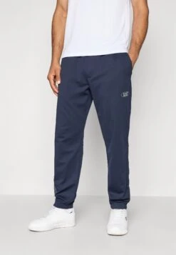 EA7 Emporio Armani SPORT PANTS - Tracksuit Bottoms - Blue