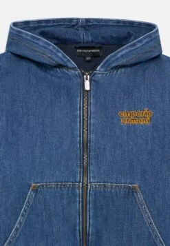 Emporio Armani UNISEX - Denim Jacket - Dark Blue Denim -Total Wear Store 31dd3ed589c34e52bdcf43f3664fb489