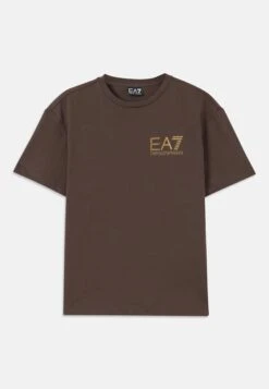 EA7 Emporio Armani Print T-shirt - Chocolate Brown -Total Wear Store 320dc577efb6412da573acd798e1a218 1