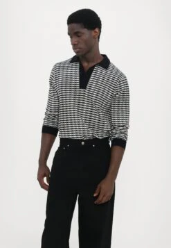 Emporio Armani PULLOVER - Jumper - White/dark Blue -Total Wear Store 32419177f0a44525ad47c863139a332e