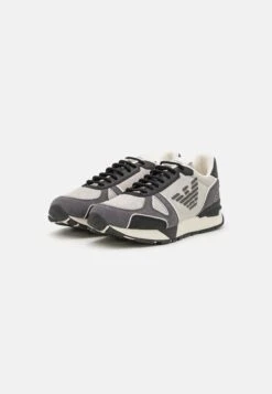 Emporio Armani Duff - Trainers - Dark Grey/Black/Light Grey/Off White -Total Wear Store 324456f8c2284b83ae630e52da466576