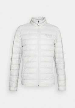 EA7 Emporio Armani Down Jacket - Light Grey -Total Wear Store 326149cb75b644bfb7ecc7845032a839