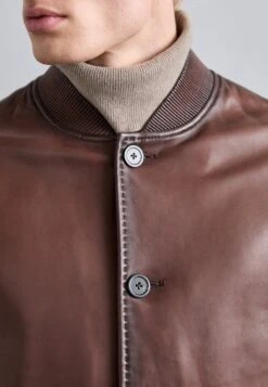 Emporio Armani BLOUSON JACKET - Bomber Jacket - Brown -Total Wear Store 32ce60cb0c1b4f73b8e3356829a55685