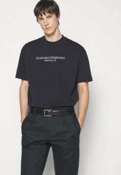 Emporio Armani Trouser - Chinos - Blu Navy -Total Wear Store 32da152a9929486a96f26357a3c5e3de