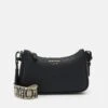 Emporio Armani BAGUETTE - Cross Body Bag - Nero/silver-coloured -Total Wear Store 331d479e16b54c909578173eaac587e5