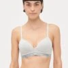 Emporio Armani PADDED BRALETTE BRA - Triangle Bra - Warm Grey Melange 2 Emporio Armani PADDED BRALETTE BRA - Triangle Bra - Warm Grey Melange -Total Wear Store 339aec0676ac42b4b4f5729cafc68ea9