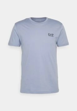 EA7 Emporio Armani Print T-Shirt - Blu Navy Chiaro -Total Wear Store 33d2a9d4fa664e428c04468cb580eada