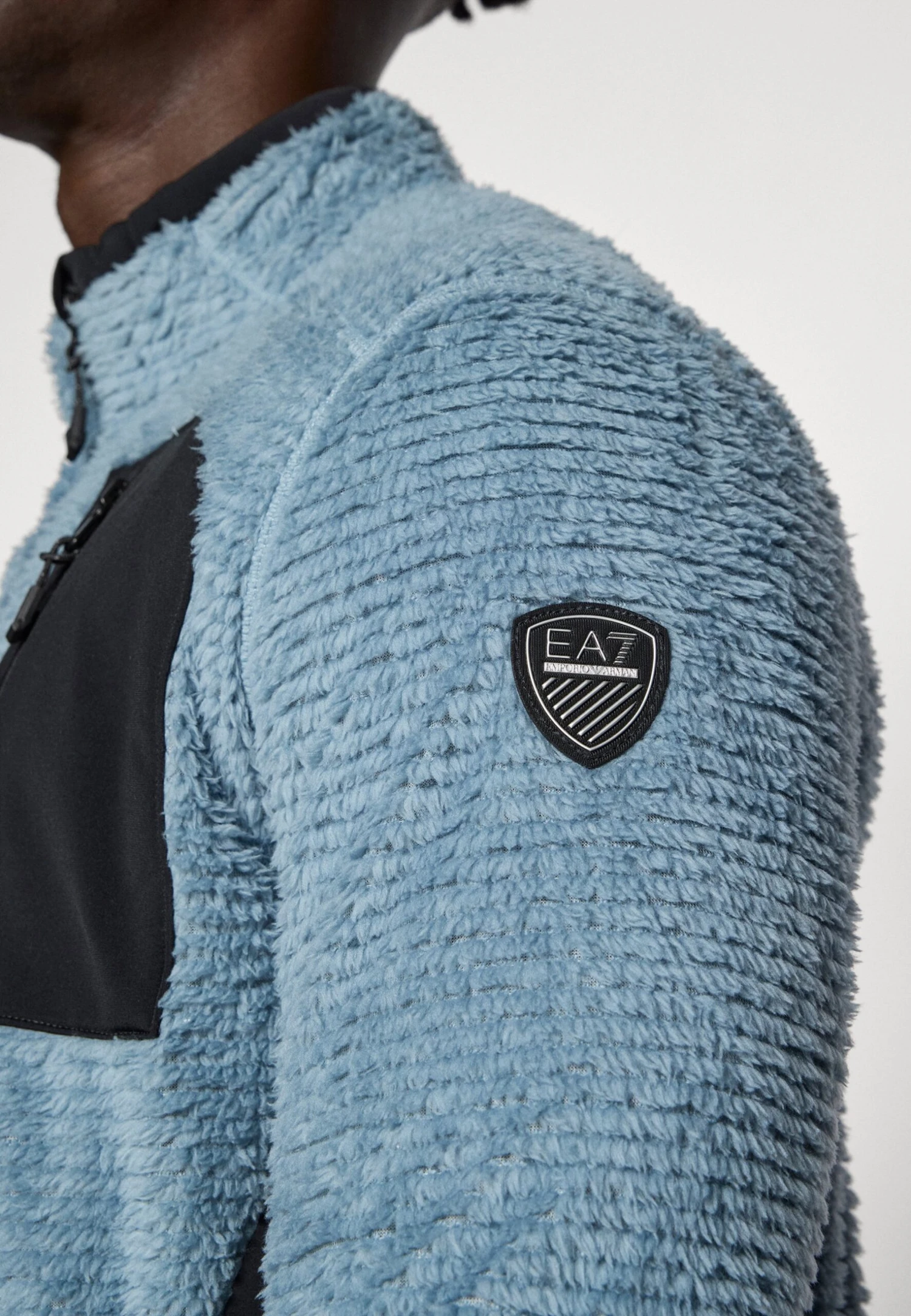 EA7 Emporio Armani DOWN - Fleece Jacket - Blue Mirage 8 EA7 Emporio Armani DOWN - Fleece Jacket - Blue Mirage - Image 6