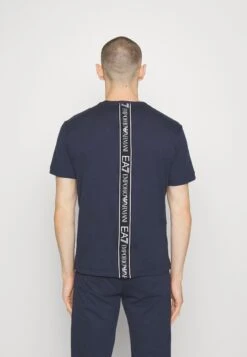 EA7 Emporio Armani Print T-Shirt - Blu Navy -Total Wear Store 34022acec7d848709c992c2ffe00538b
