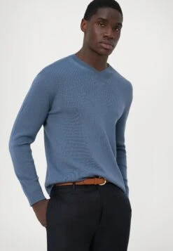 Emporio Armani Trousers - Blu Navy -Total Wear Store 340281f9bd9e42d6821fb9bc071c8a6e