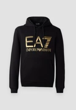 EA7 Emporio Armani TRAIN LOGO SERIES HOODIE - Sweatshirt - Black -Total Wear Store 342391c2822d4665939e0b1d7e13249d