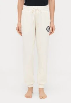 Emporio Armani TROUSERS WITH CUFFS - Pyjama Bottoms - Ivory
