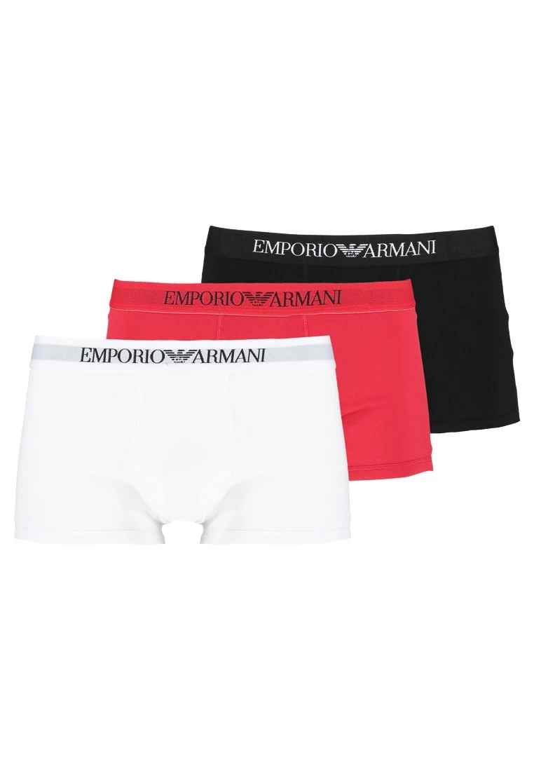 Emporio Armani Trunk 3 Pack - Pants - White/Red/Black 9 Emporio Armani Trunk 3 Pack - Pants - White/Red/Black - Image 7