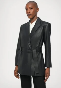 Emporio Armani JACKET - Leather Jacket - Black Beauty -Total Wear Store 34e42a4b3d9e4fa18c2be9aa8832f9a9