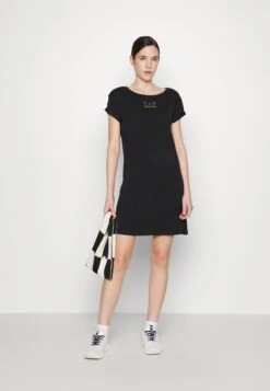 EA7 Emporio Armani Jersey Dress - Jersey Dress -Total Wear Store 353a8f1979e048a49519f5fb0ca972ab