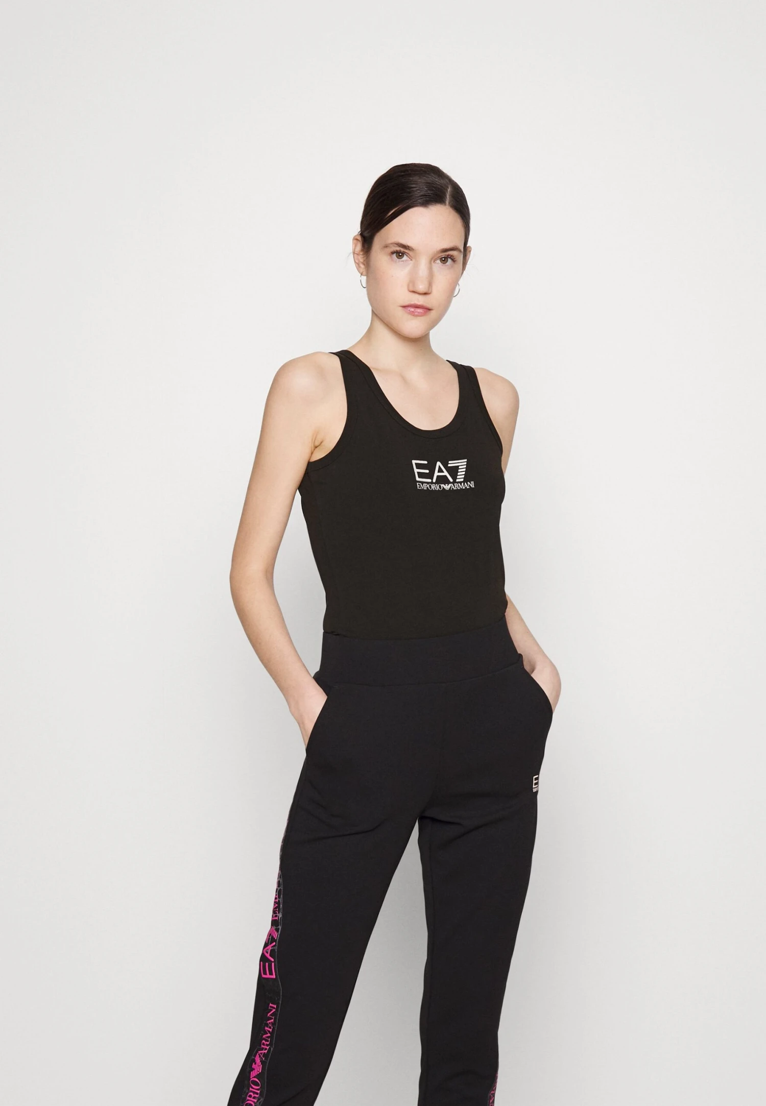 EA7 Emporio Armani Tank - Top - Black 6 EA7 Emporio Armani Tank - Top - Black - Image 4