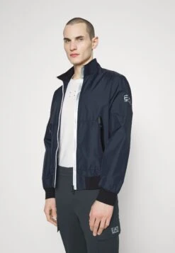 EA7 Emporio Armani Bomber Jacket - Dark Blue -Total Wear Store 3593e72d6d4543138ab20c9e2669f0cd