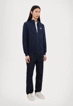 EA7 Emporio Armani TRAIN CORE HOODIE - Hoodie - Armani Blue