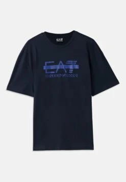 EA7 Emporio Armani TRAIN LOGO TEE - Print T-shirt - Blue Surf 19 EA7 Emporio Armani TRAIN LOGO TEE - Print T-shirt - Blue Surf -Total Wear Store 360be5c746c84a3593d91c43b1058b31 1