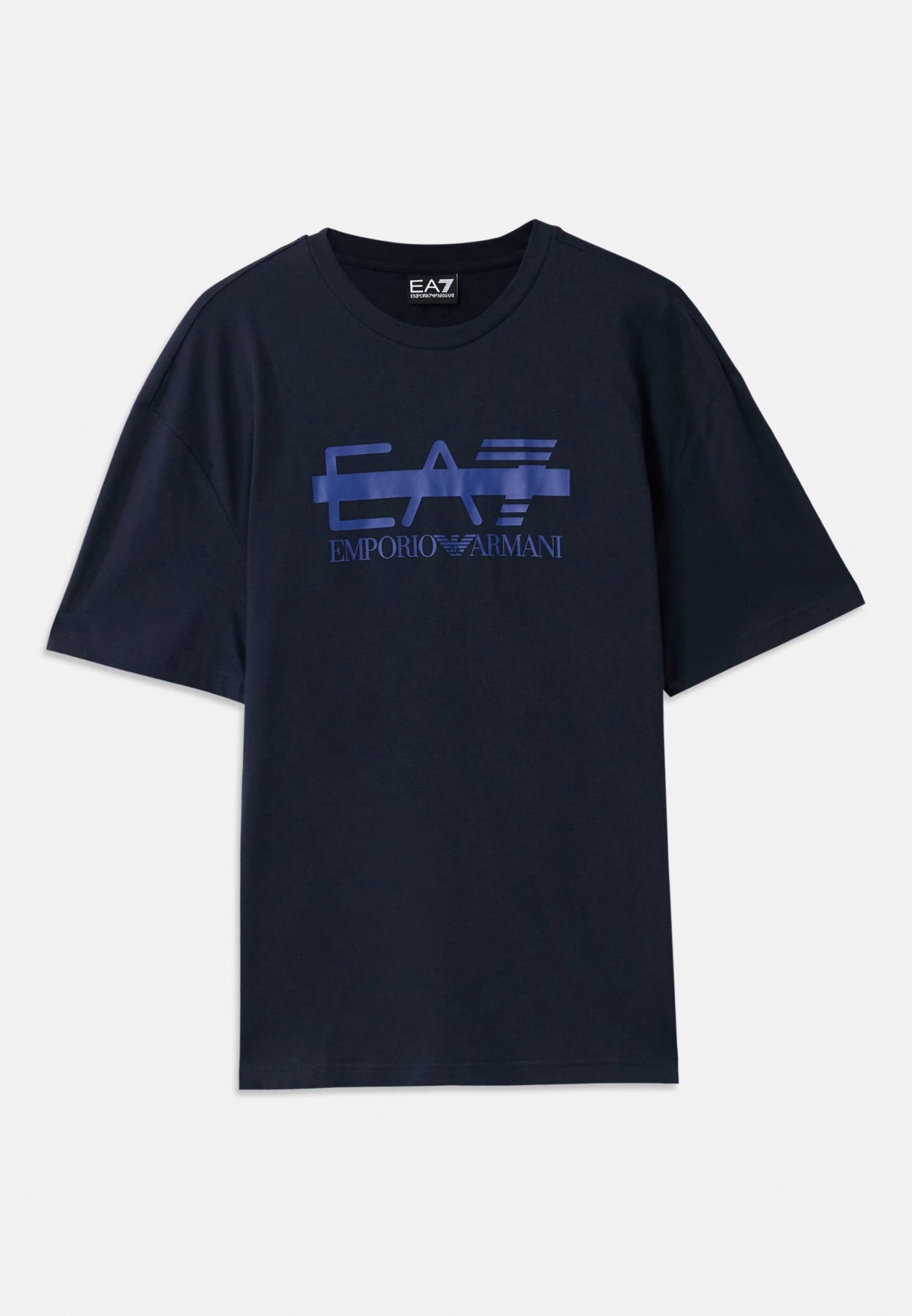EA7 Emporio Armani TRAIN LOGO TEE - Print T-shirt - Blue Surf 10 EA7 Emporio Armani TRAIN LOGO TEE - Print T-shirt - Blue Surf - Image 8