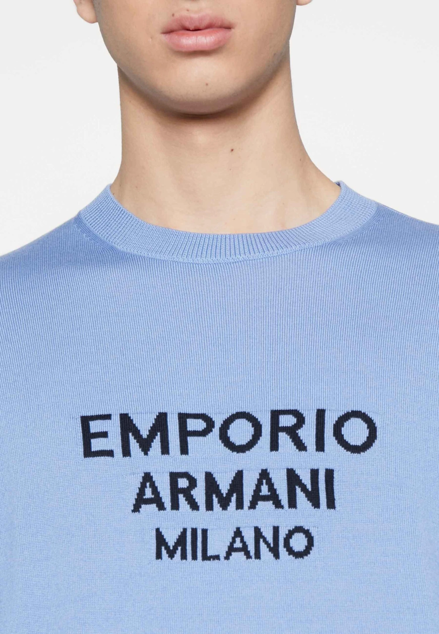 Emporio Armani Jumper - Blue 8 Emporio Armani Jumper - Blue - Image 6