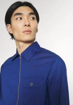 Emporio Armani Shirt - Summer Jacket - Blu Faro -Total Wear Store 36cbc8184df8461d994c81a15151b69c