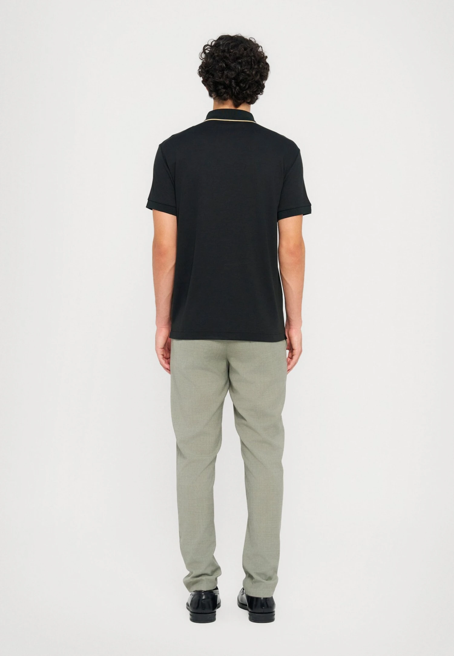 EA7 Emporio Armani TRAIN LABEL - Polo Shirt - Black 5 EA7 Emporio Armani TRAIN LABEL - Polo Shirt - Black - Image 3