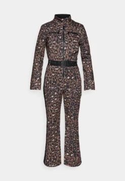 EA7 Emporio Armani SKI KITZBUHEL PADDED JUMPSUIT - Snowsuit - Fancy Brown -Total Wear Store 37014faa7d2b43109c6168505583305a