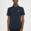 EA7 Emporio Armani TRAIN VISIBILITY POLO - Polo Shirt - Blue/cream -Total Wear Store 37163f7d9a56484db54ac8902a73d66b