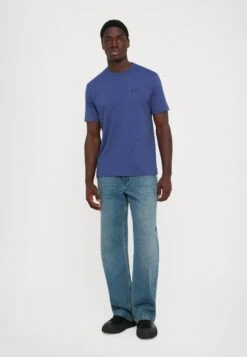 EA7 Emporio Armani TRAIN SERIES TEE EXTENDED LOGO - Print T-shirt - Blue -Total Wear Store 37ae460cf7eb4bf49cd3931276dc13e7