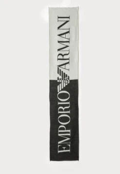 Emporio Armani SCARF - Scarf - Black/white