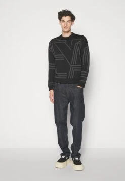 Emporio Armani Jumper - Black -Total Wear Store 39115cae0fc14b32971df9c703386c13