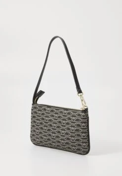 Emporio Armani MINI BAG - Handbag - Nero/ecru -Total Wear Store 392b3cf0303241b6baf4d2e515b09afa