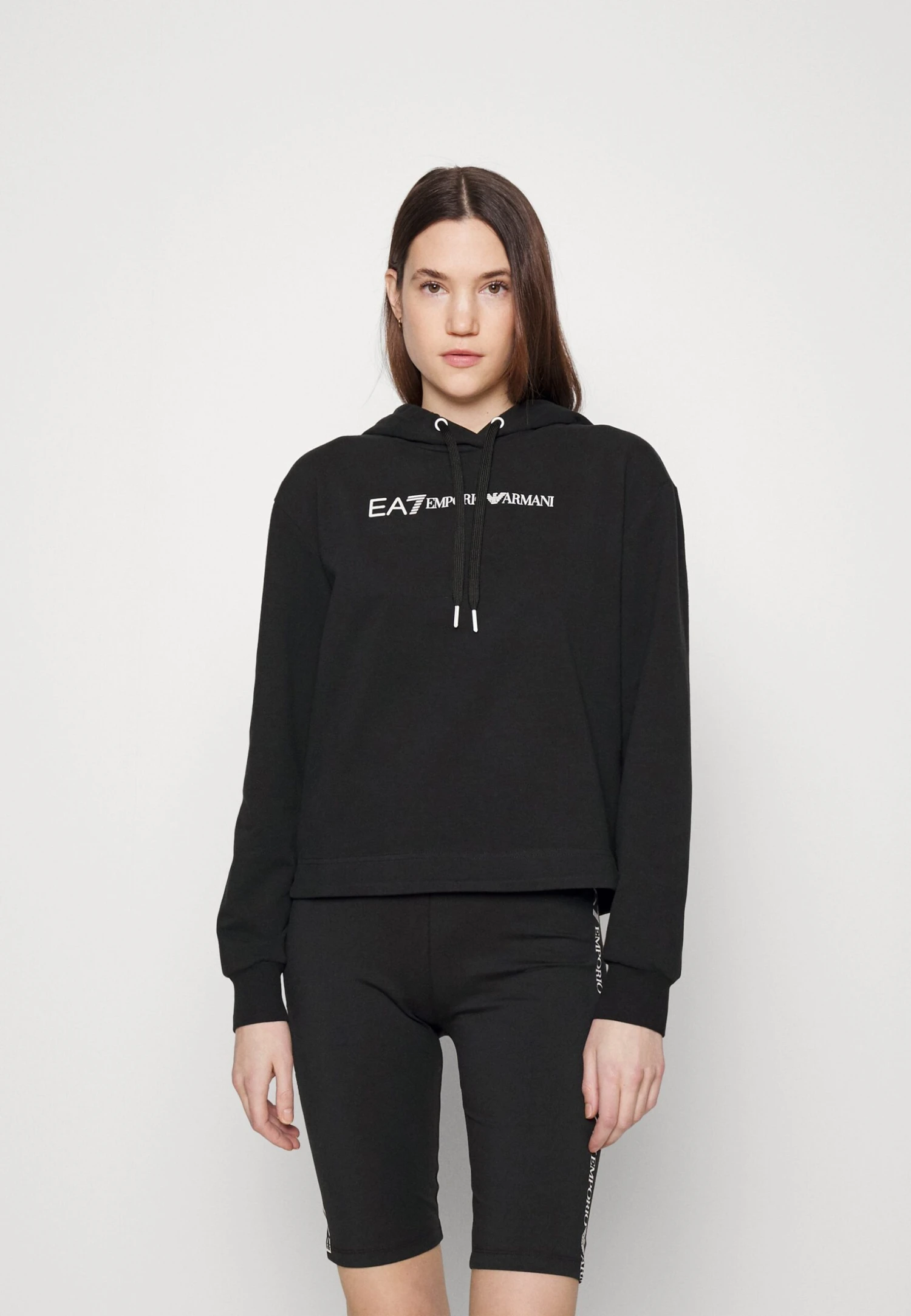 EA7 Emporio Armani Sweatshirt - Black/White 3 EA7 Emporio Armani Sweatshirt - Black/White
