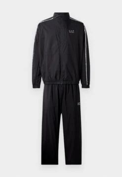 EA7 Emporio Armani VENTUS UNISEX SET - Tracksuit - Black/gold-coloured -Total Wear Store 39c8f556da024b6ca4da75d97288461e