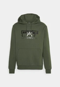 EA7 Emporio Armani Sweatshirt - Verde Scuro -Total Wear Store 3a3faddbcc4d4c92b651e2c04bb406a0