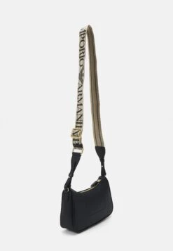 Emporio Armani BAGUETTE - Cross Body Bag - Nero/silver-coloured -Total Wear Store 3aa325652e664ed8a93b743d089013f5