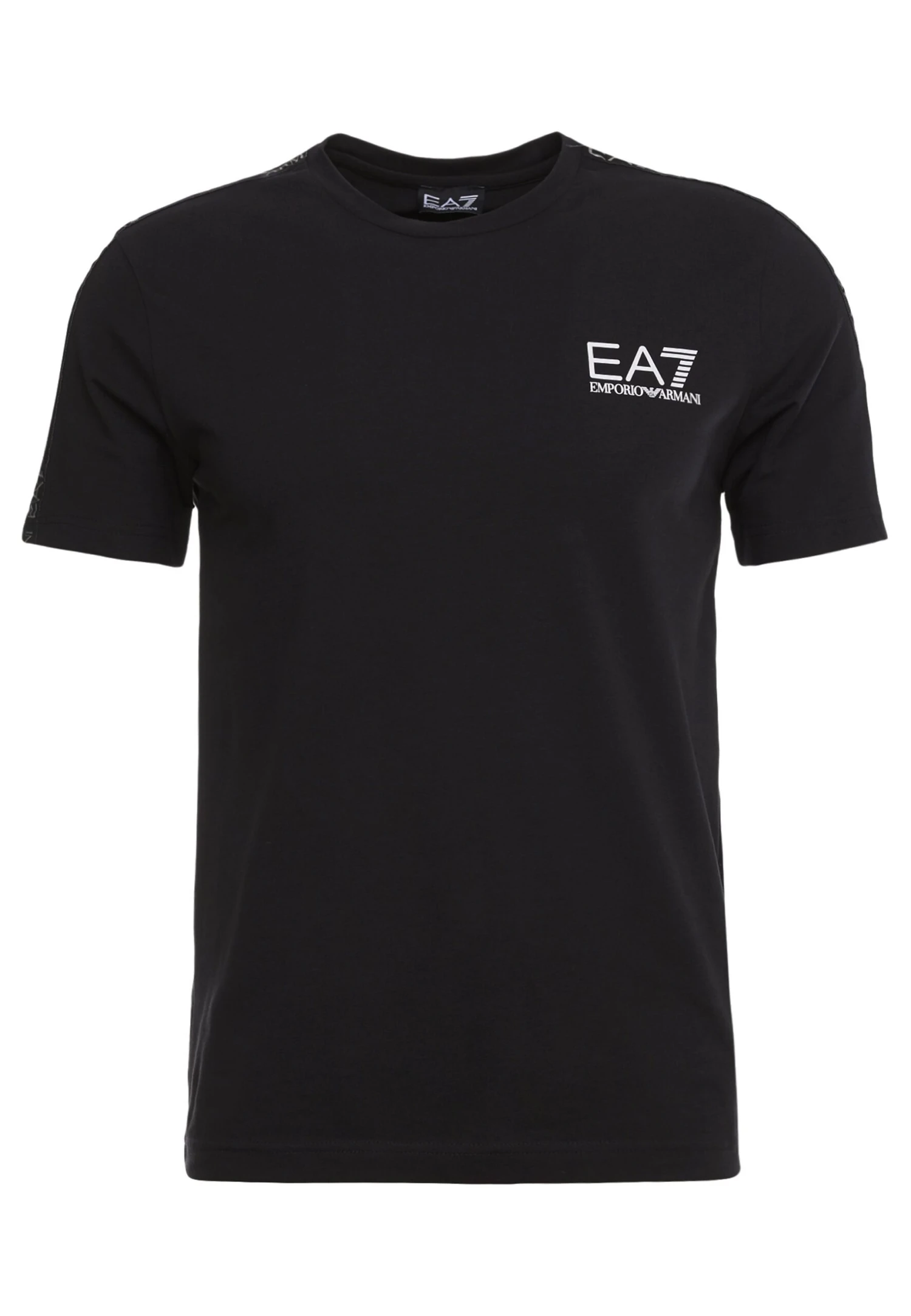 EA7 Emporio Armani Side Tape - Print T-Shirt - Black 6 EA7 Emporio Armani Side Tape - Print T-Shirt - Black - Image 4