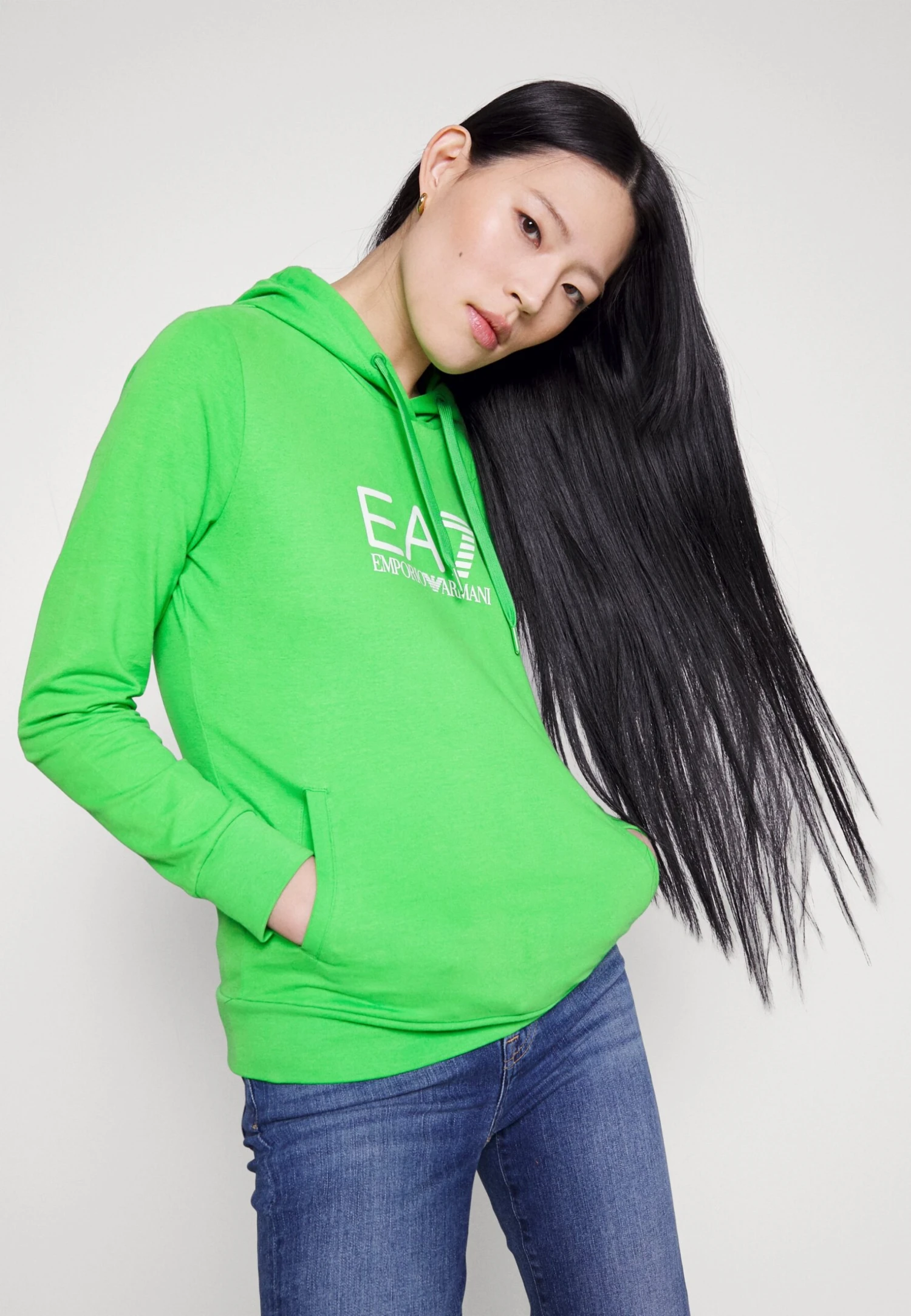 EA7 Emporio Armani Hoodie - Classic Green 6 EA7 Emporio Armani Hoodie - Classic Green - Image 4