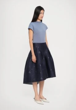 Emporio Armani SKIRT - A-line Skirt - Fancy Blue 13 Emporio Armani SKIRT - A-line Skirt - Fancy Blue -Total Wear Store 3b44f2ef0cd24ec08ad23fc900135ca5